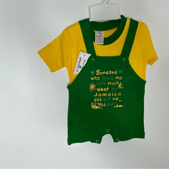 Nwt With Love from Jamaica baby  two piece set - Picture 3 of 6